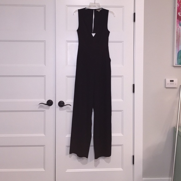 BB Dakota black open back jumpsuit