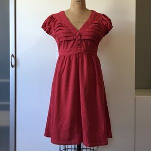 Fossil Puff Sleeve Dress, Red