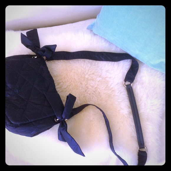 Navy quilted Indies bag