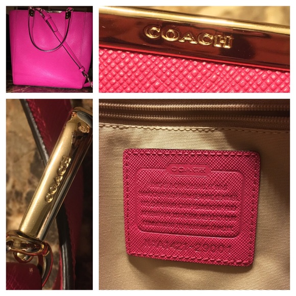 Coach Mini Madison Saffiano Leather NS Tote Bag - Picture 2 of 4