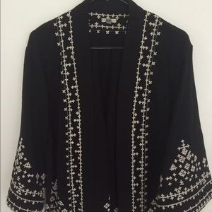 UO Ecoté kimono style embroidered robe