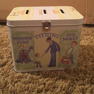 Little bank with a lock and key!