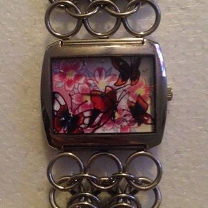 Ed Hardy butterfly watch
