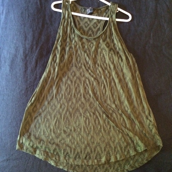 Cute H and M green tank!