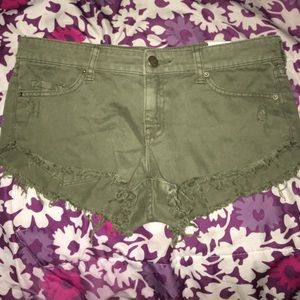 Olive shorts