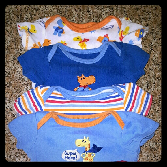 5 piece  Sweet coordinating onsies