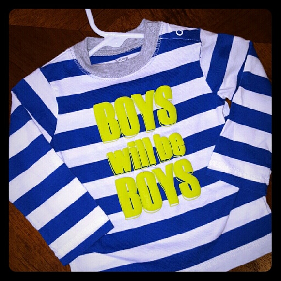 Adorable striped long sleeve tee