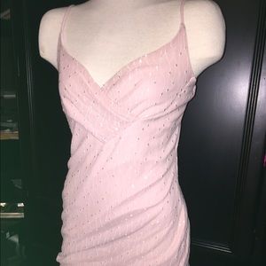 Designer Pink long dress size large