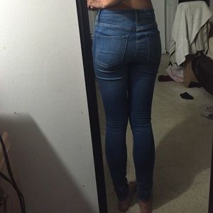 abercrombie high rise jean leggings