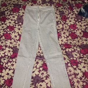 High wasted striped pants