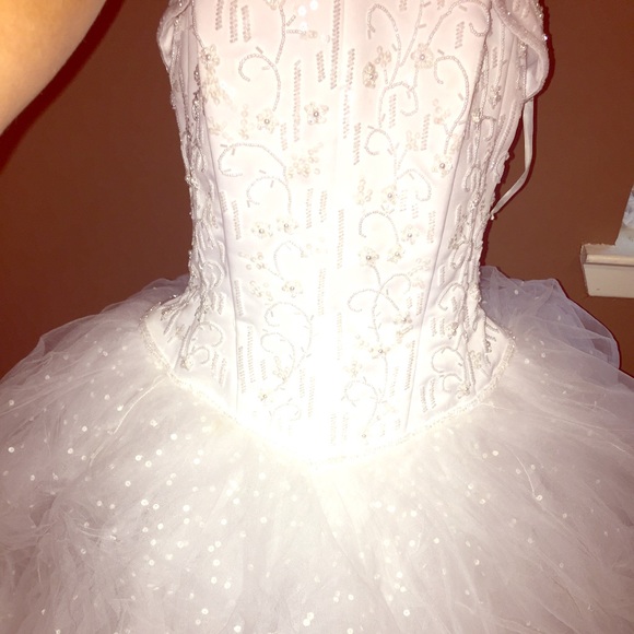 David's Bridal Gown PRICE REDUCED TO SELL QUICKLY.