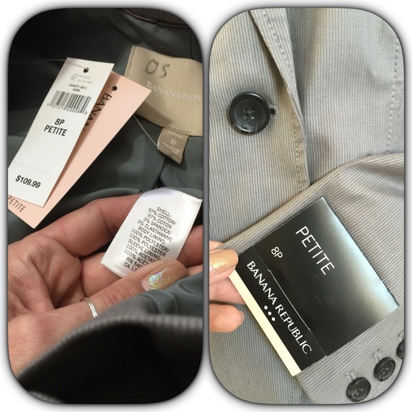 Banana Republic BRAND NEW Gray blazer - Picture 4 of 4