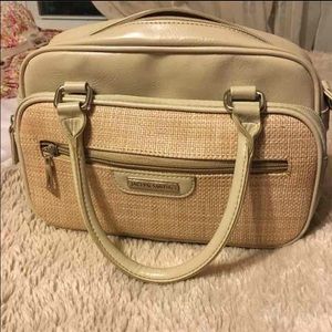 Beige Jaclyn smith over the shoulder purse