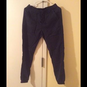 Gap silk joggers- never worn