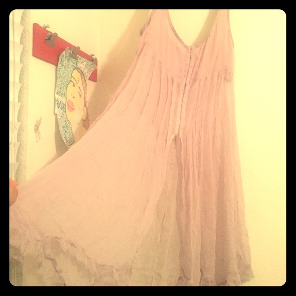 lavender baby doll sheer top