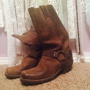 FRYE Harness Brown Boots