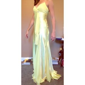 Yellow Prom/Homecoming Evening Dress