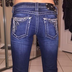 Studded Pocket Miss Me Jeans