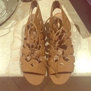 Tan Franco Sarto Sandals
