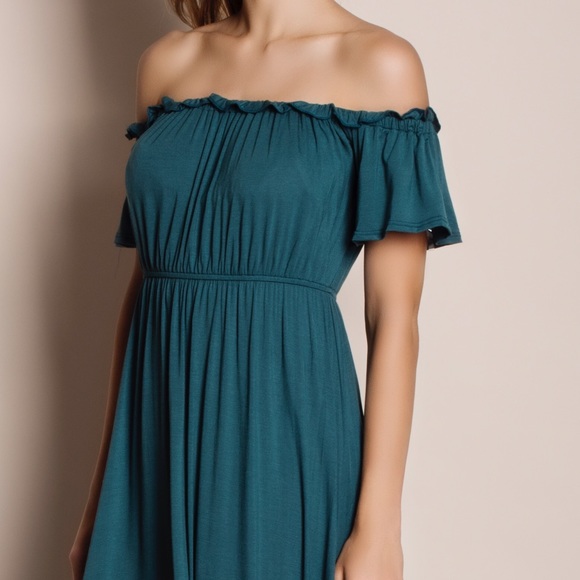 Off Shoulder Maxi Dress - Picture 3 of 4