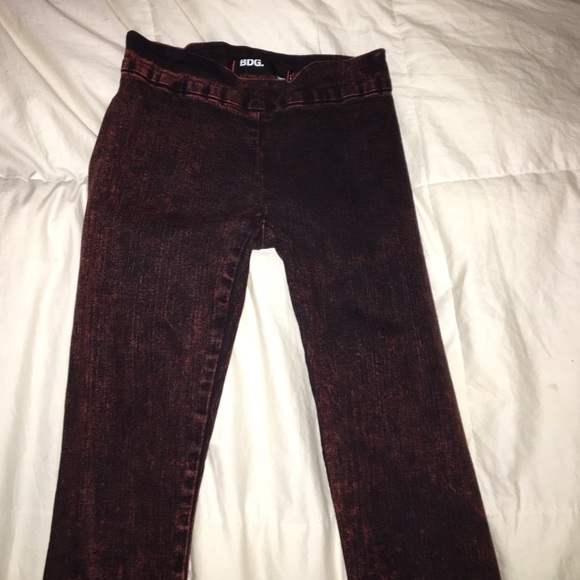 Red and Black Jeggings