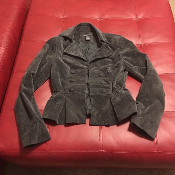 Corduroy gray blazer