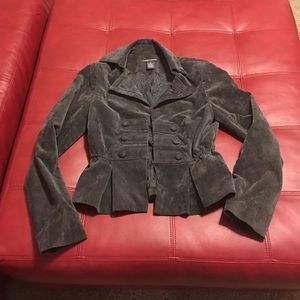 Corduroy gray blazer