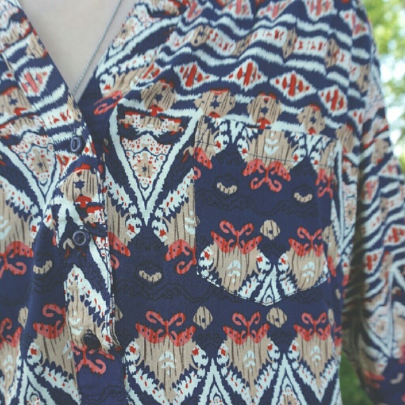 Printed Long-Sleeved Pattern Market& Spruce Shirt - Picture 2 of 4
