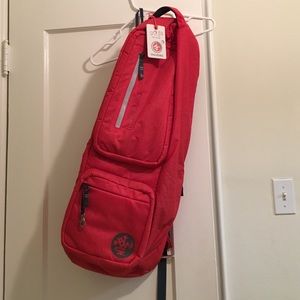 New Manduka red yoga mat bag