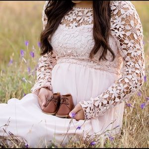 Light pink maxi dress