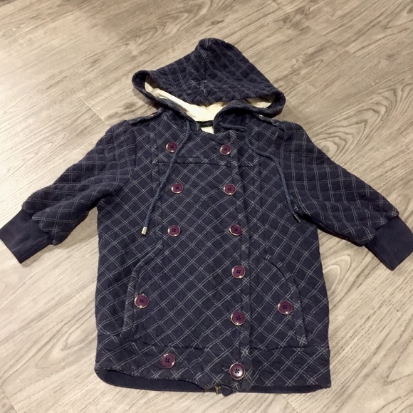 Marc by Marc Jacobs Tops - Marc by Marc Jacobs Quilted Hoodie with Gold Zip