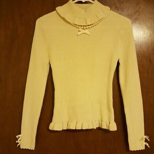 Liz Lisa ruffled knit top