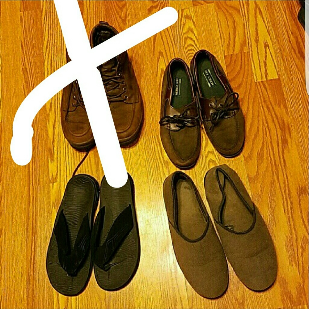 Men's all occasion lot of 3 sz 10 shoes bundle
