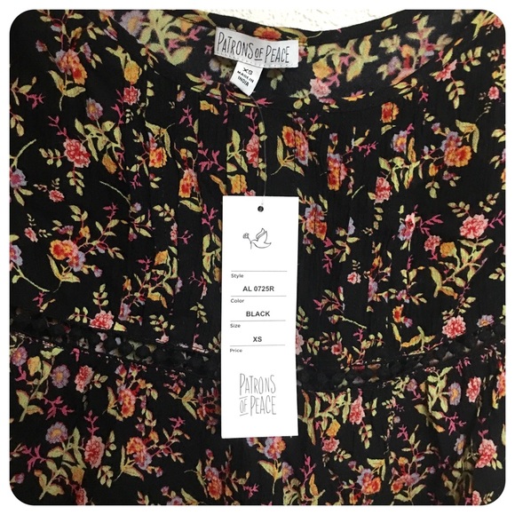 🆕 PATRONS OF PEACE top - Picture 3 of 4