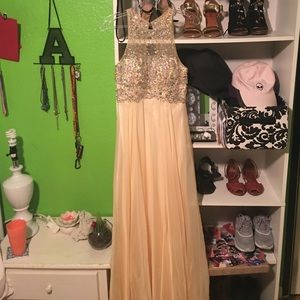 Elegant Embellished Prom Dress