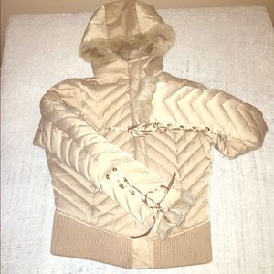 Bebe rabbit fur coat