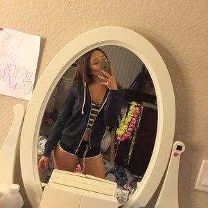 H&M Blue Zip Up Hoodie