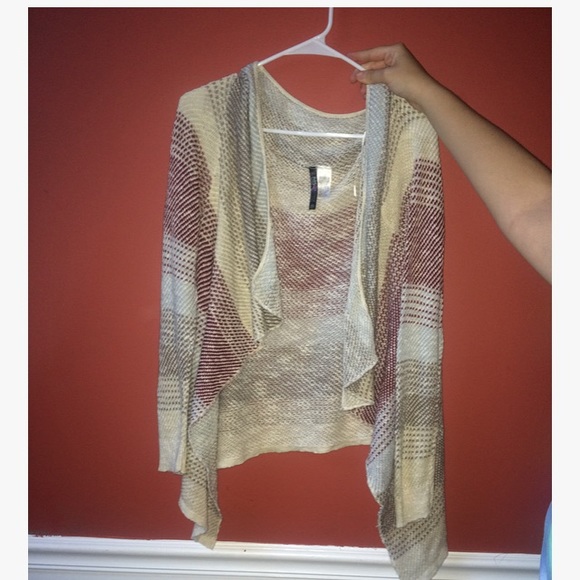 Striped cardigan
