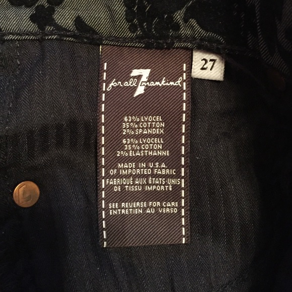 7 For All Mankind Velvet Jeans - Picture 4 of 4