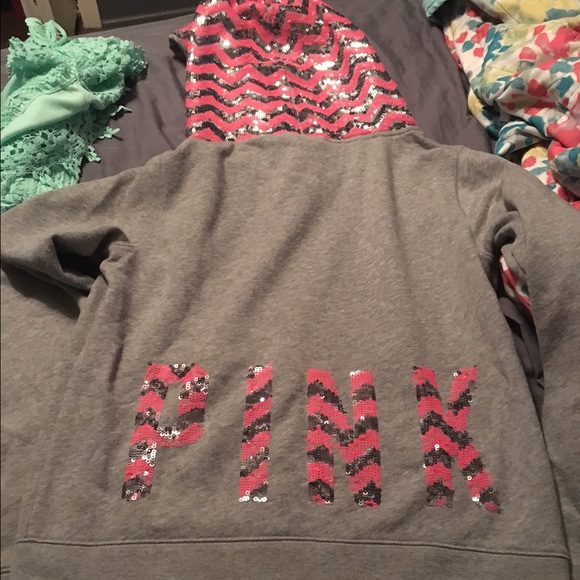 Bling zip up