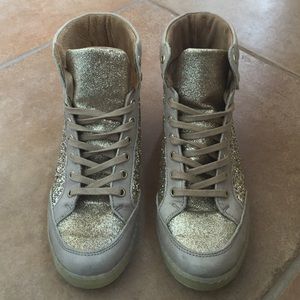 ALDO GOLD GLITTER SHOES