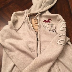 Hollister zip up hoodie size small