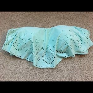 Mint bathing suit top