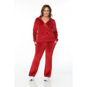 velour jogging set