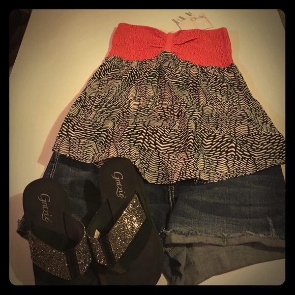 NWT patterned Tube Top