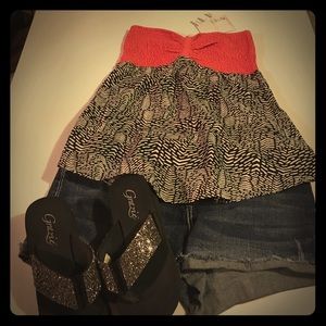 NWT patterned Tube Top
