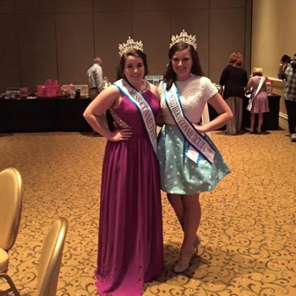 Raspberry pink prom gown