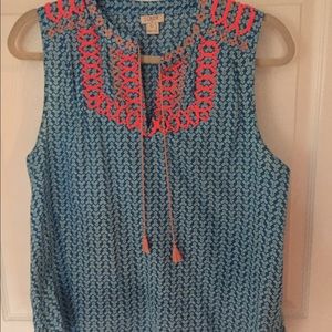 Jcrew factory sleeveless top