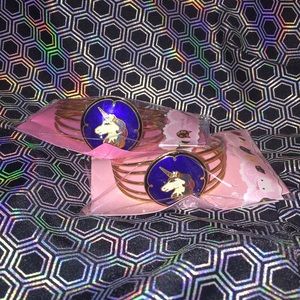 🦄2 Enamel Unicorn Bracelets🦄 for @jkitty69