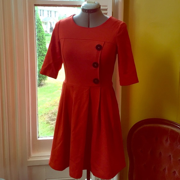 Pumpkin color dress ( Modcloth )